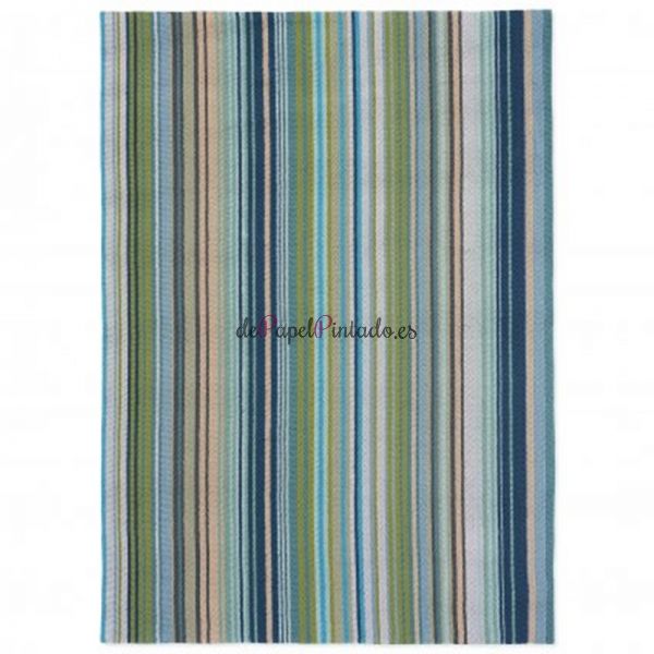 Alfombra HARLEQUIN IN-OUTDOOR SPECTRO STRIPE EMERALD 140 X 200-1