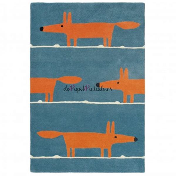 Alfombra SCION LANA MR. FOX DENIM 90X150-1