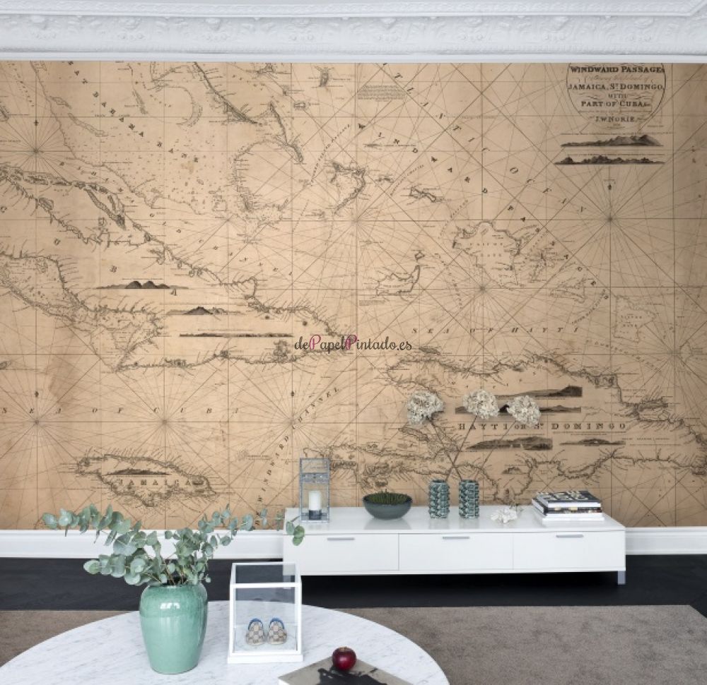 Fotomural REBEL WALLS MAPS R13791-2