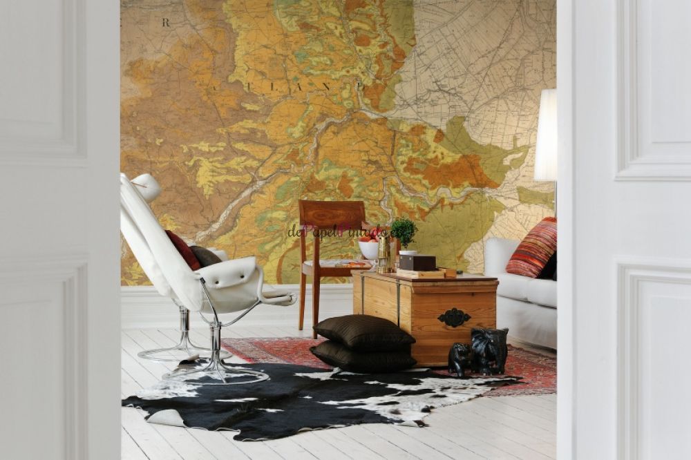 Fotomural REBEL WALLS MAPS R13761-2