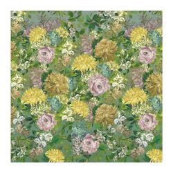 Fotomural Fleurs D' Artistes Vintage Green de Designers Guild, referencia PDG1170-01 - 1