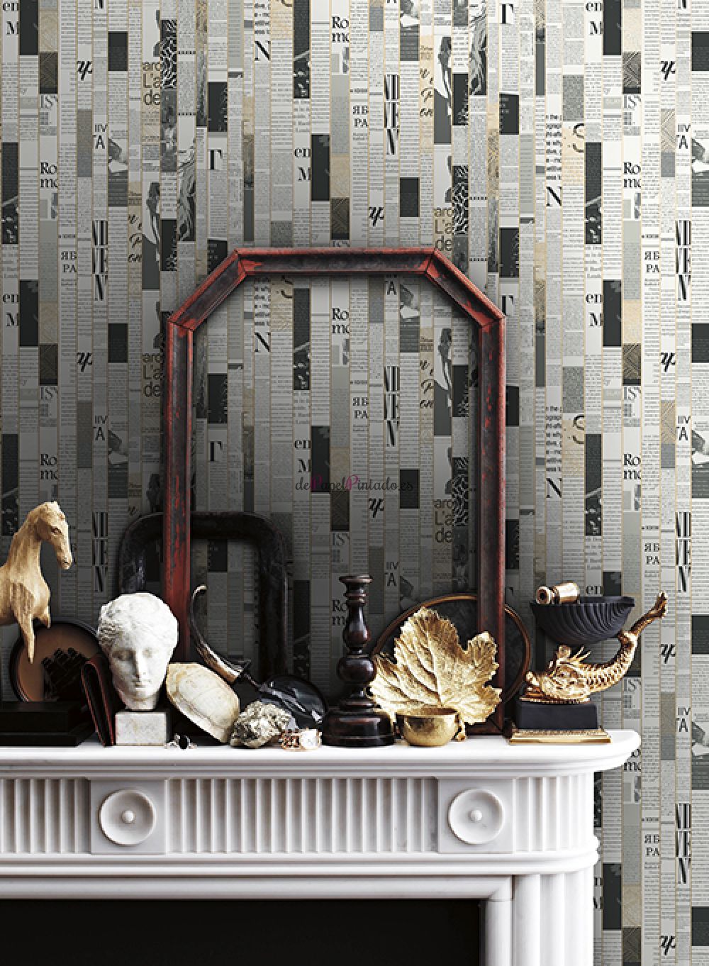 Papel Pintado YORK WALLCOVERINGS CULTURE CLUB CE3970-2