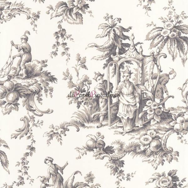 Papel Pintado CASADECO LES BELLES TOILES DE JOUY LBTJ 8793 95 16-1